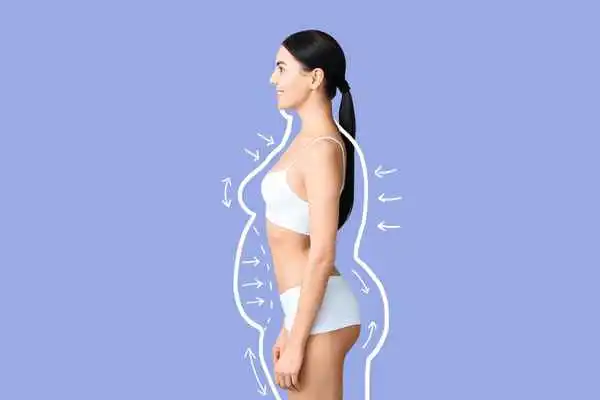 image of woman experiencing fat reduction treatment Royal Wootton Bassett