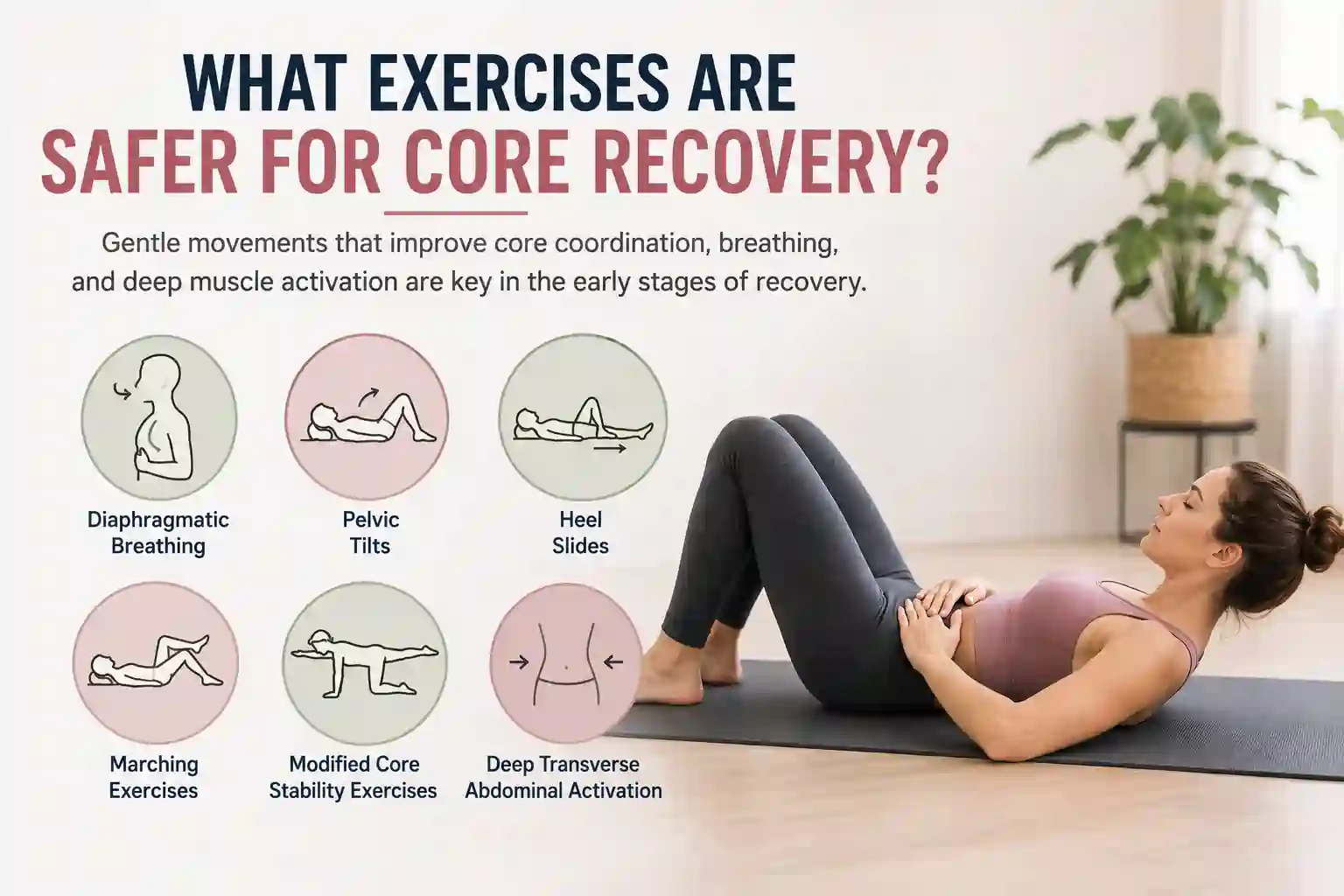 Which exercises may help diastasis recti Royal Wootton Bassett?